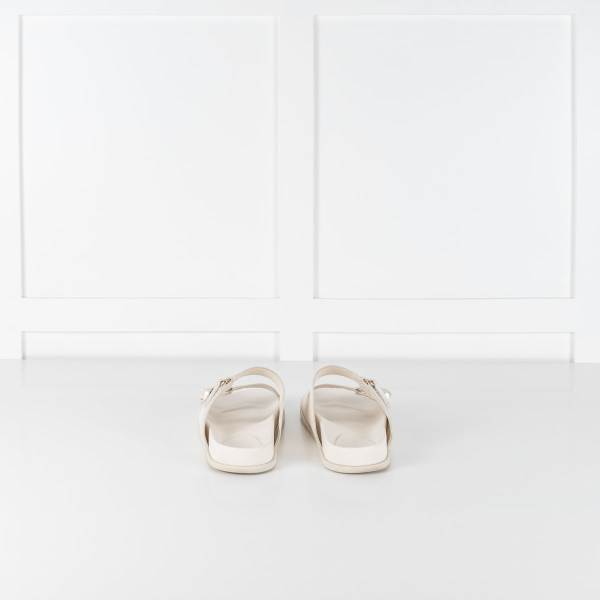 Jimmy Choo Cream Fayence Sandal