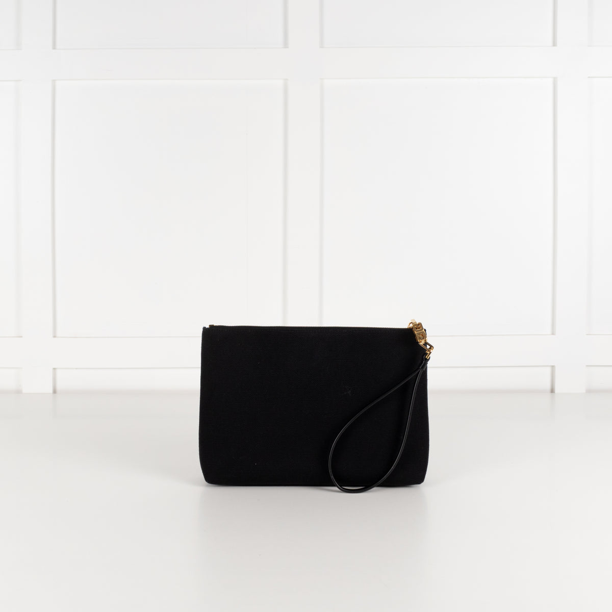 Givenchy Black Cotton Travel Pouch With Logo