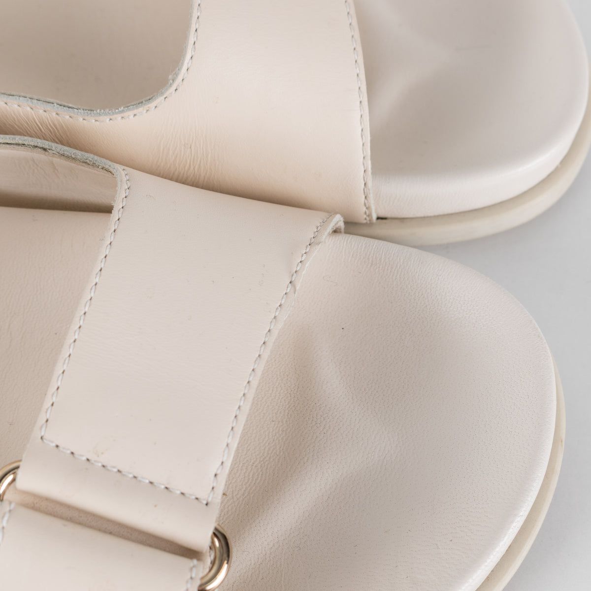 Jimmy Choo Cream Fayence Sandal