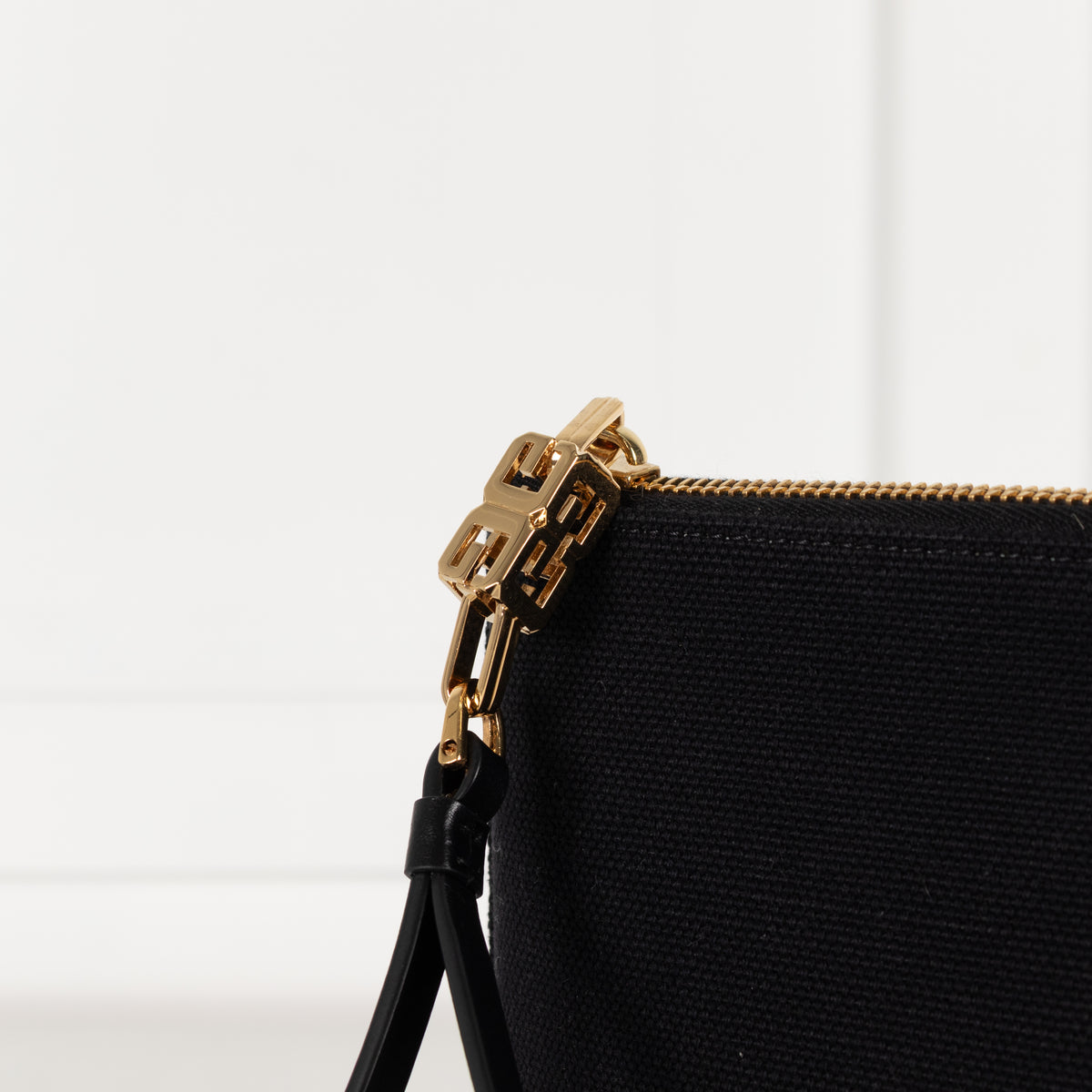 Givenchy Black Cotton Travel Pouch With Logo