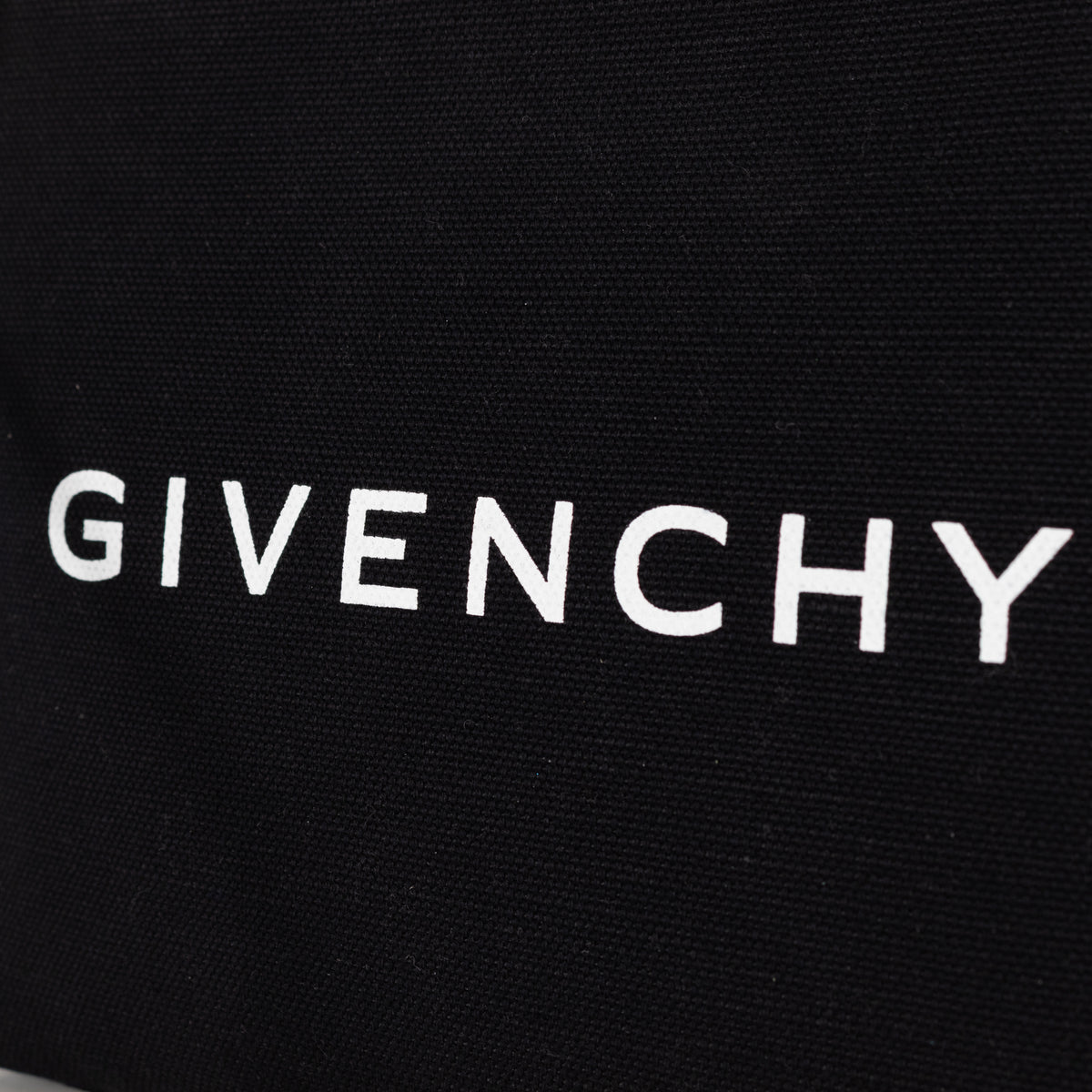 Givenchy Black Cotton Travel Pouch With Logo