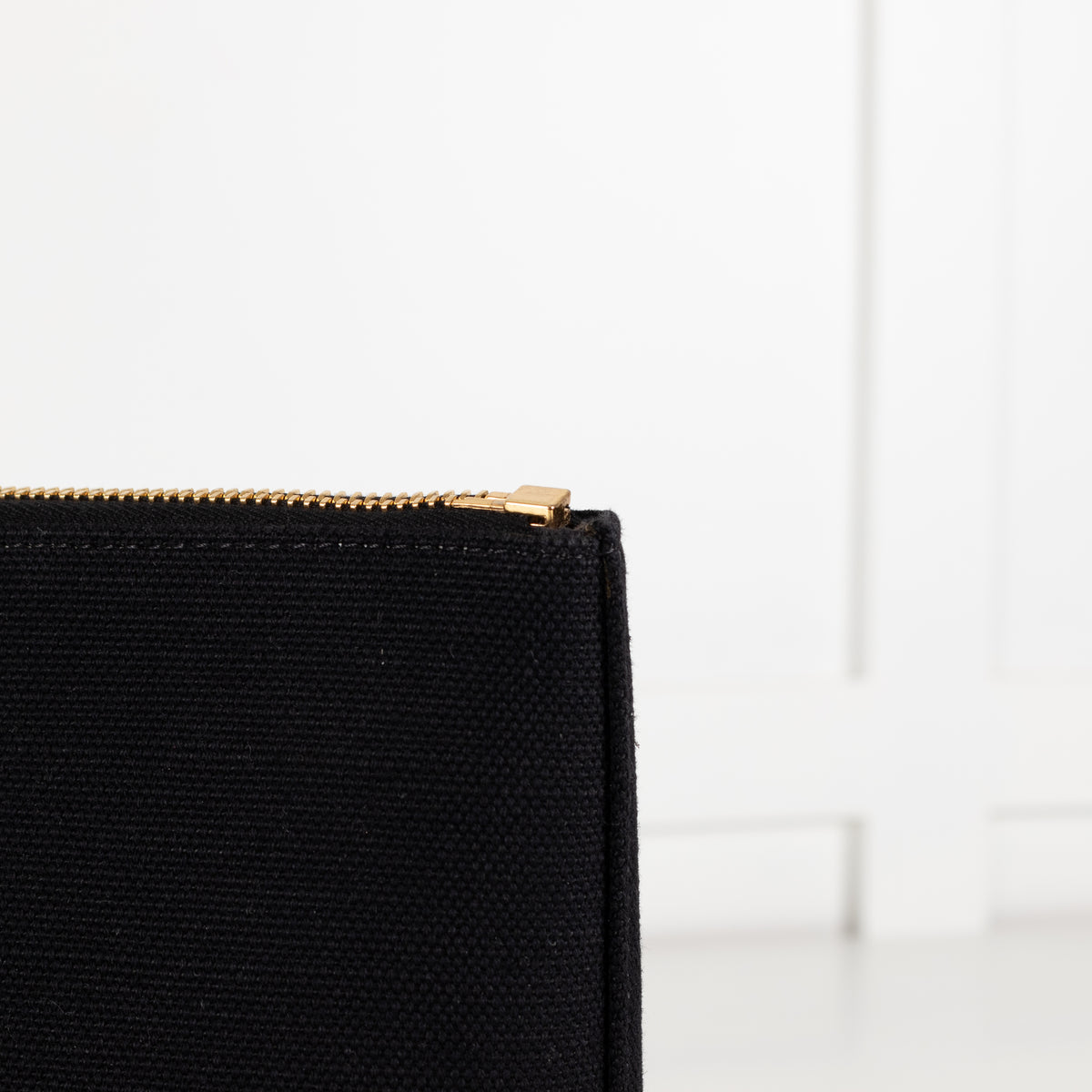 Givenchy Black Cotton Travel Pouch With Logo