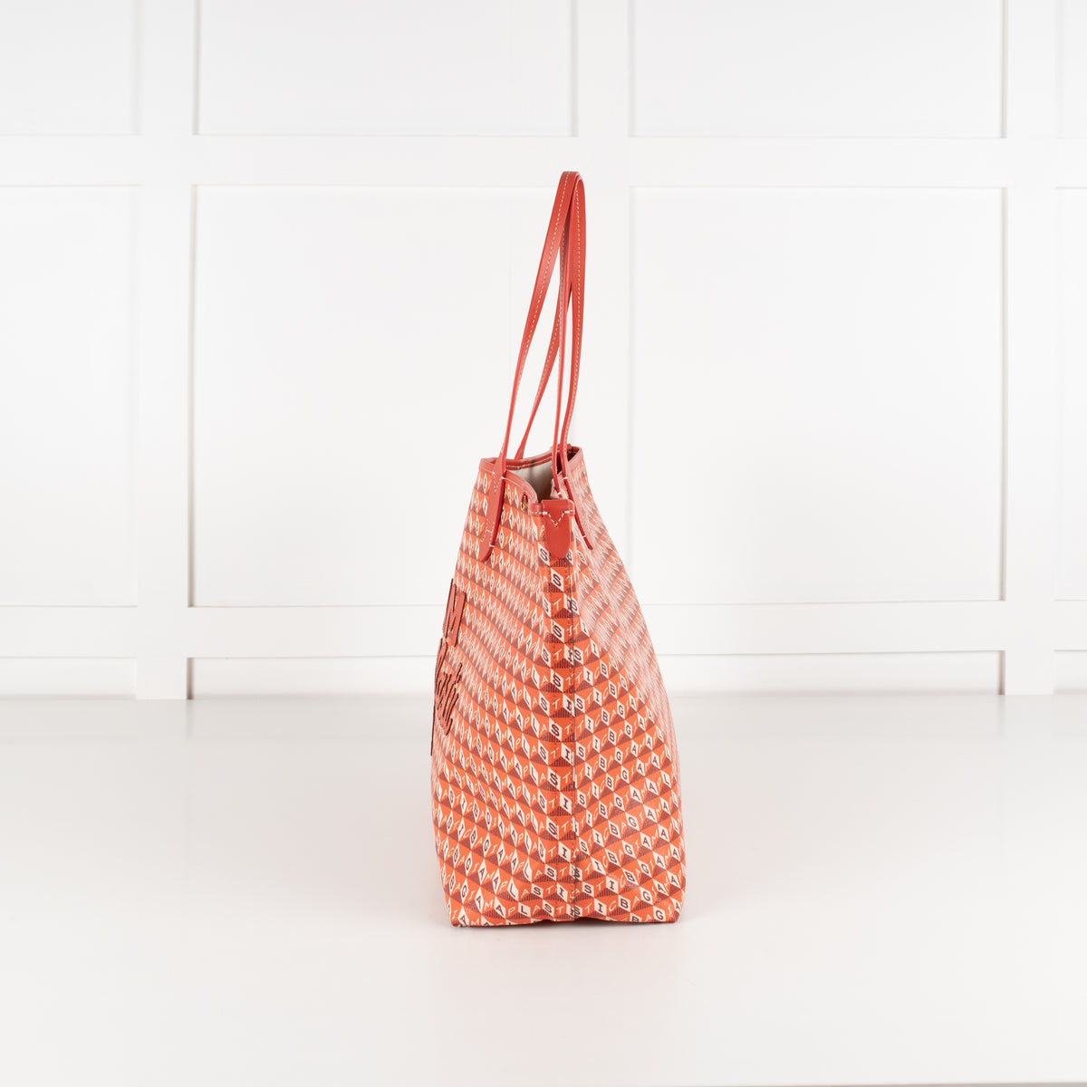 Anya Hindmarch Orange 'I Am A Plastic Bag' Tote