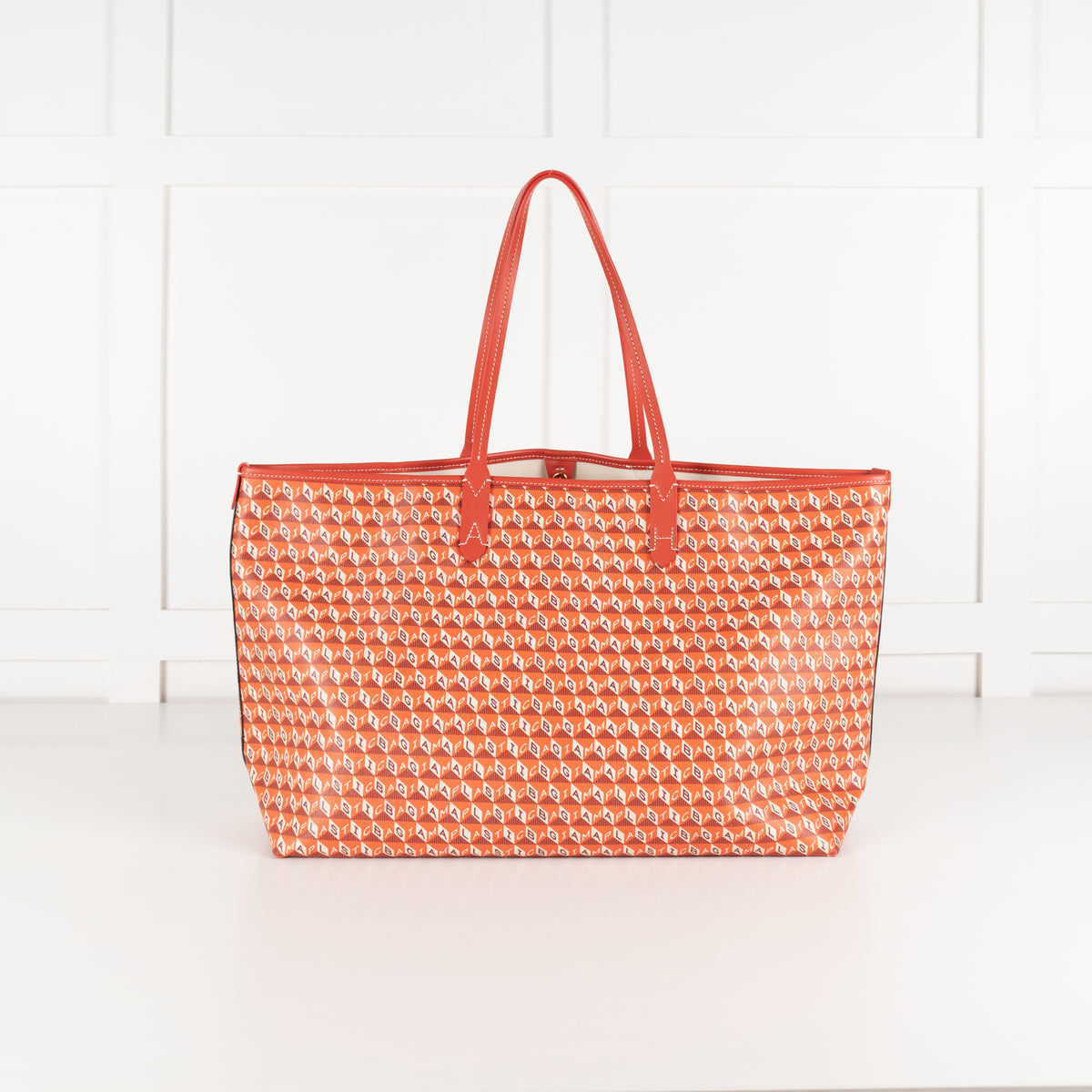 Anya Hindmarch Orange 'I Am A Plastic Bag' Tote