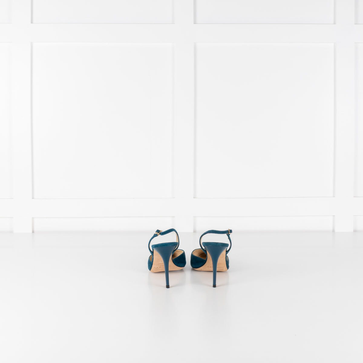 Jimmy Choo Teal Suede Darylin Slingback