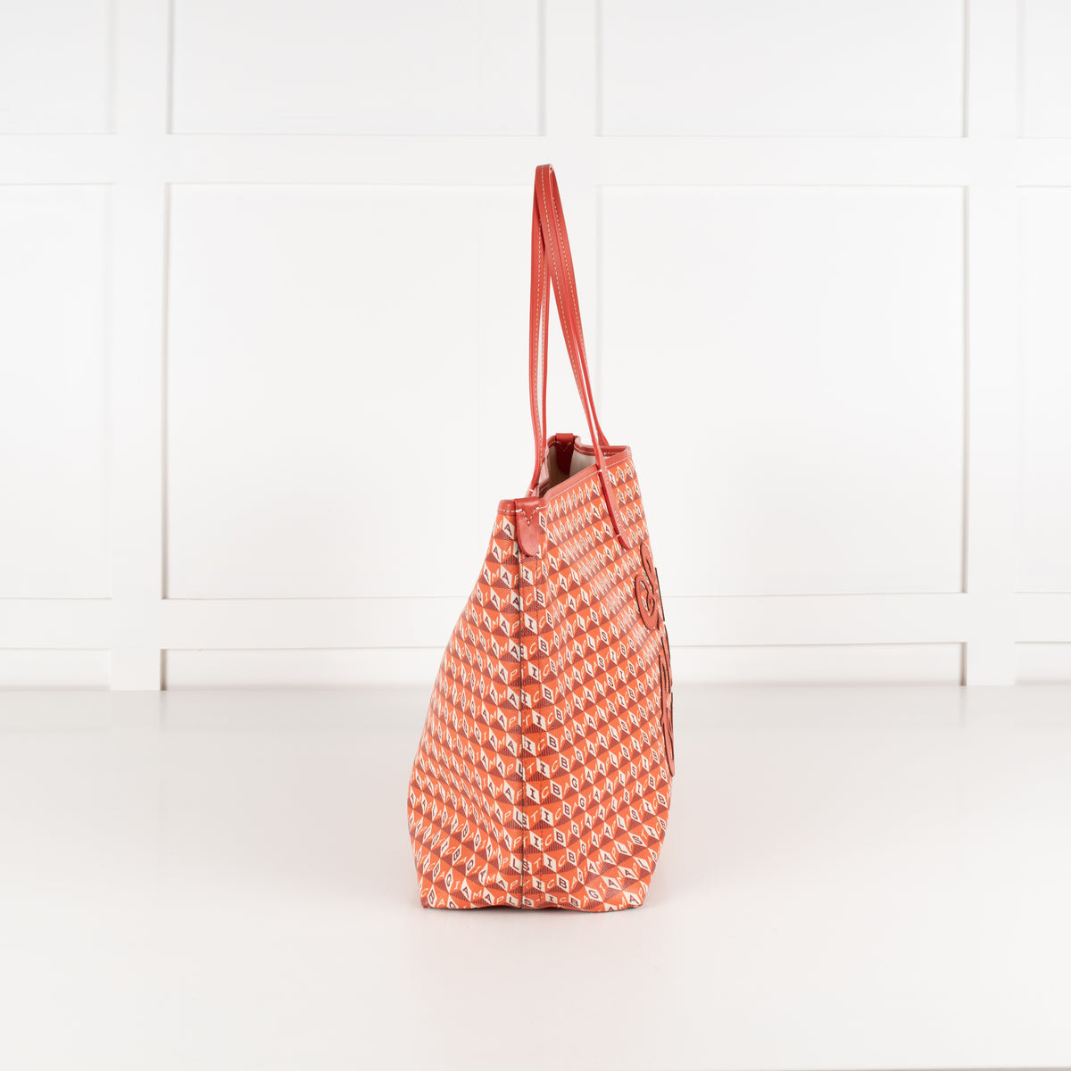 Anya Hindmarch Orange 'I Am A Plastic Bag' Tote