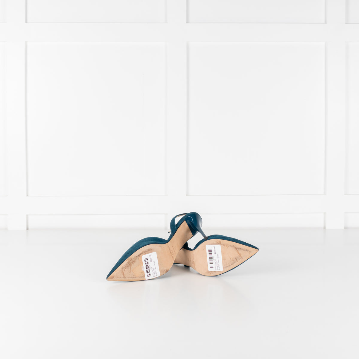 Jimmy Choo Teal Suede Darylin Slingback