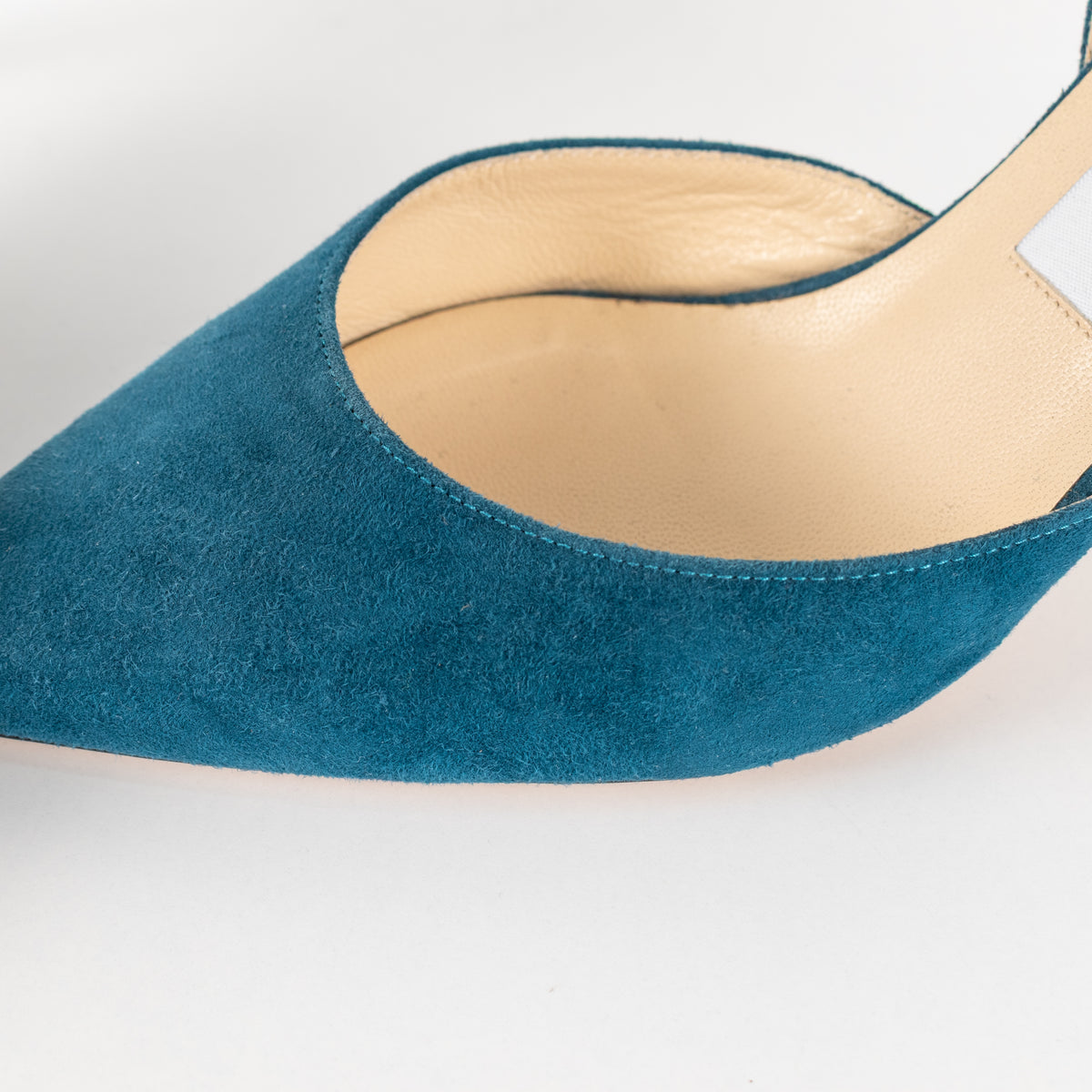 Jimmy Choo Teal Suede Darylin Slingback
