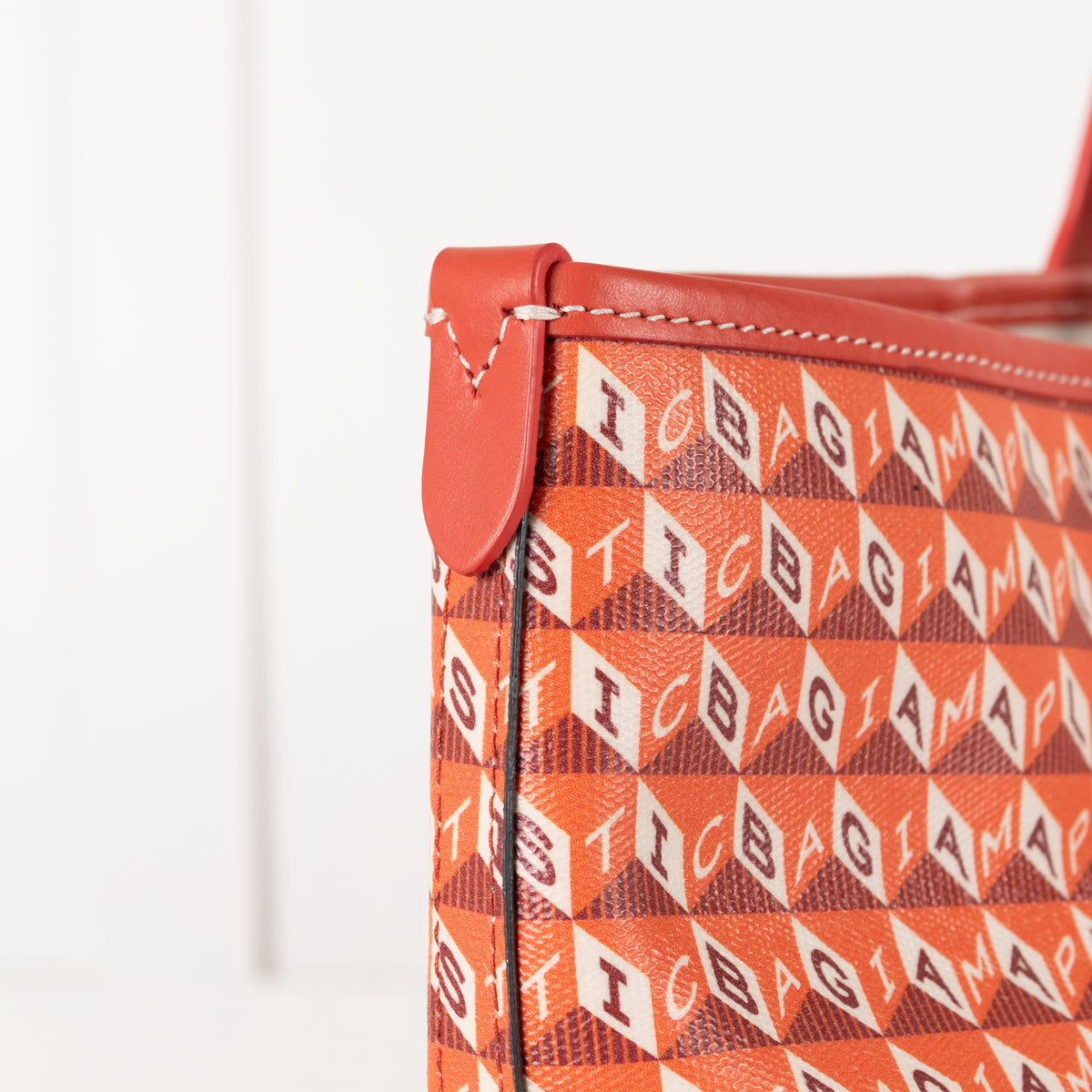 Anya Hindmarch Orange 'I Am A Plastic Bag' Tote