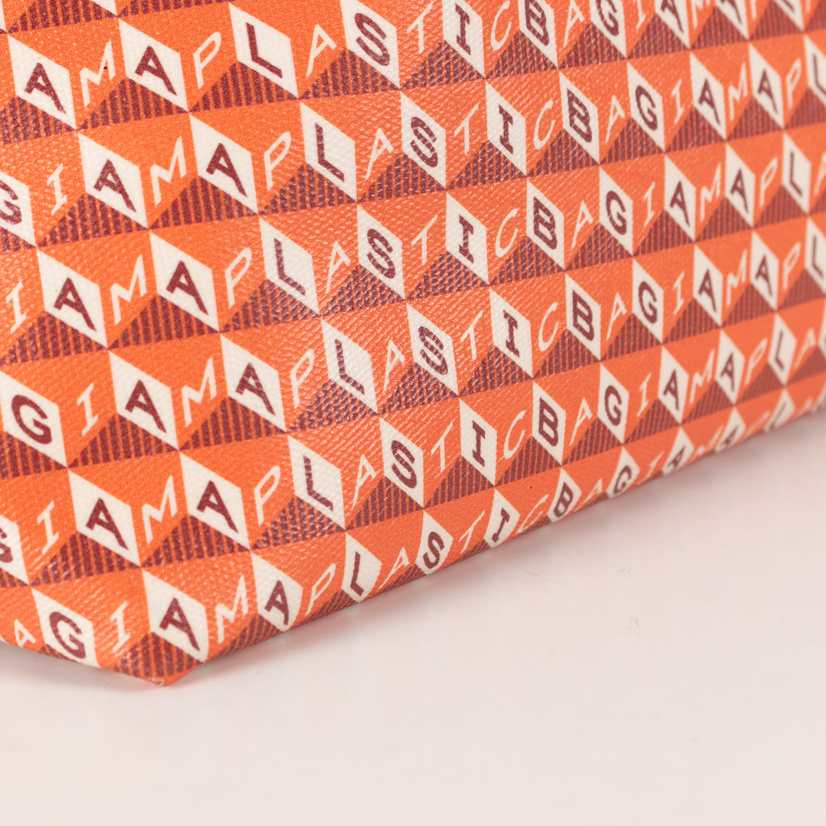Anya Hindmarch Orange 'I Am A Plastic Bag' Tote