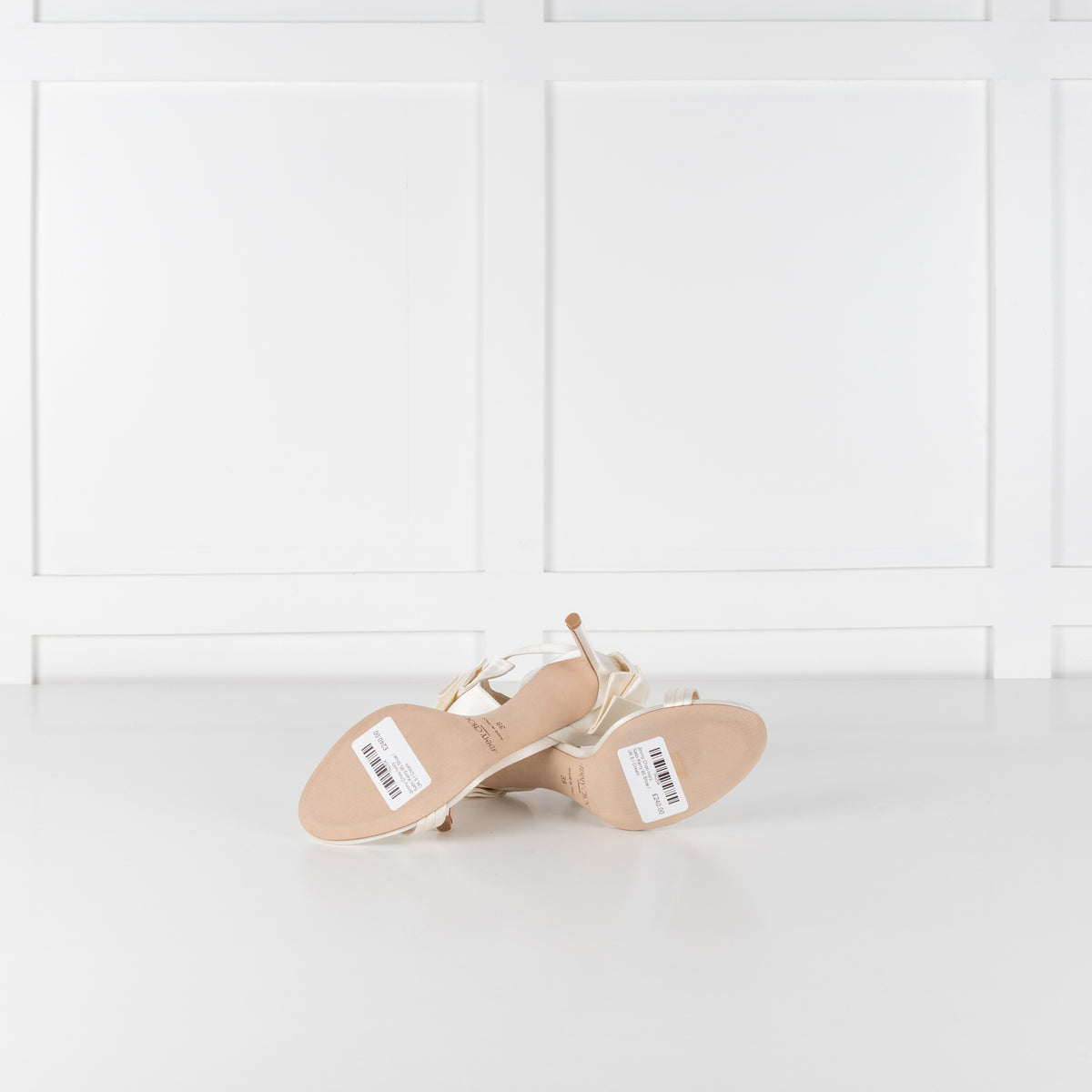 Jimmy Choo Ivory Satin Kerry 85 Shoe