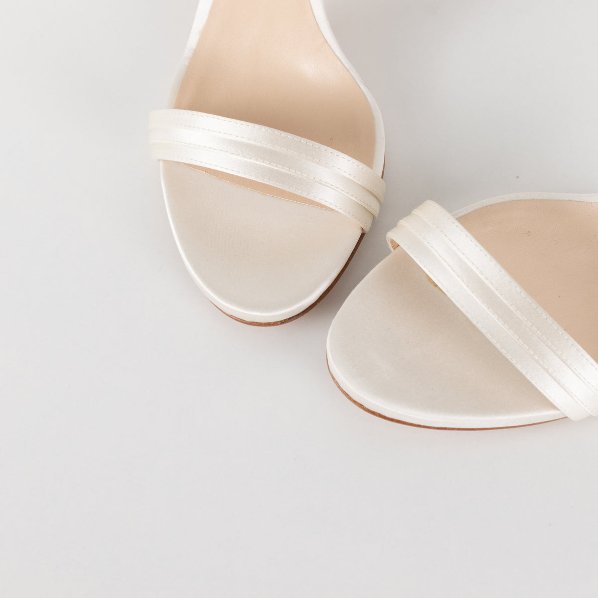 Jimmy Choo Ivory Satin Kerry 85 Shoe