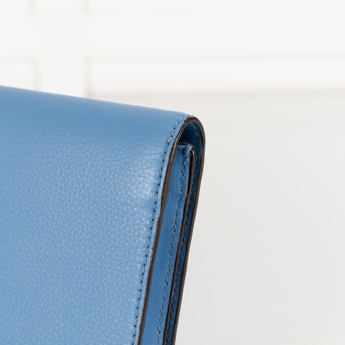 Tory Burch Blue Serif Clutch Bag
