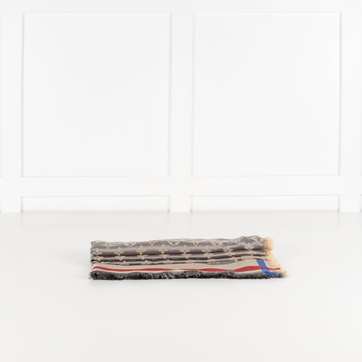 Louis Vuitton Monogram Shine Shawl with Coloured Trim