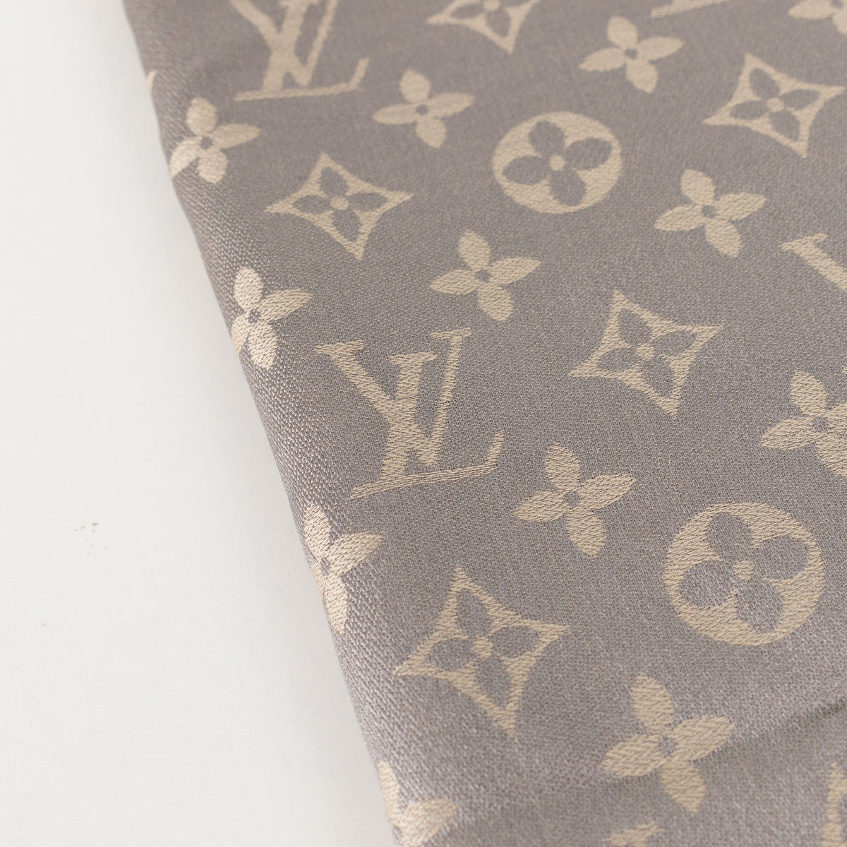 Louis Vuitton Monogram Shine Shawl with Coloured Trim