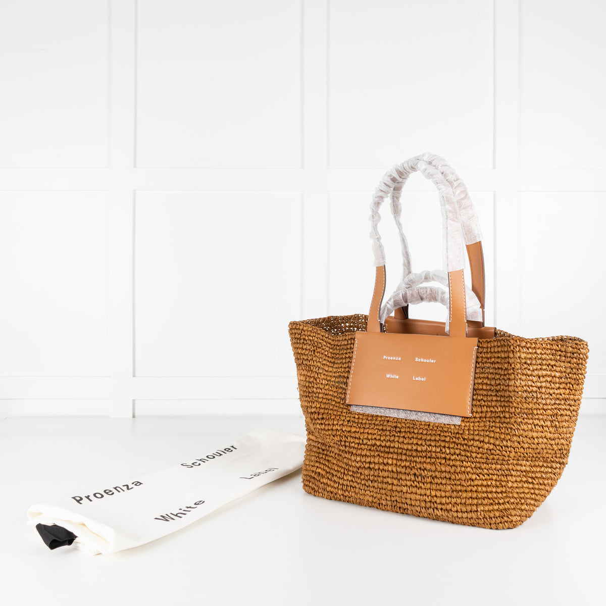 Proenza Schouler White Label Large Morris Raffia Tote Bag
