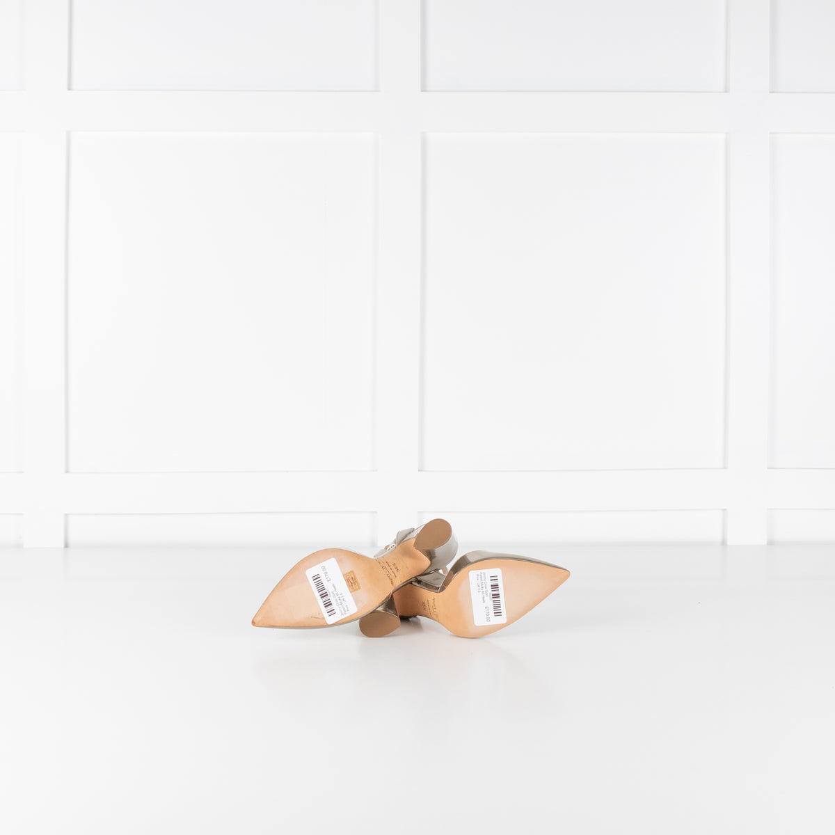 Jimmy Choo Gold Patent Micky 85 Heels