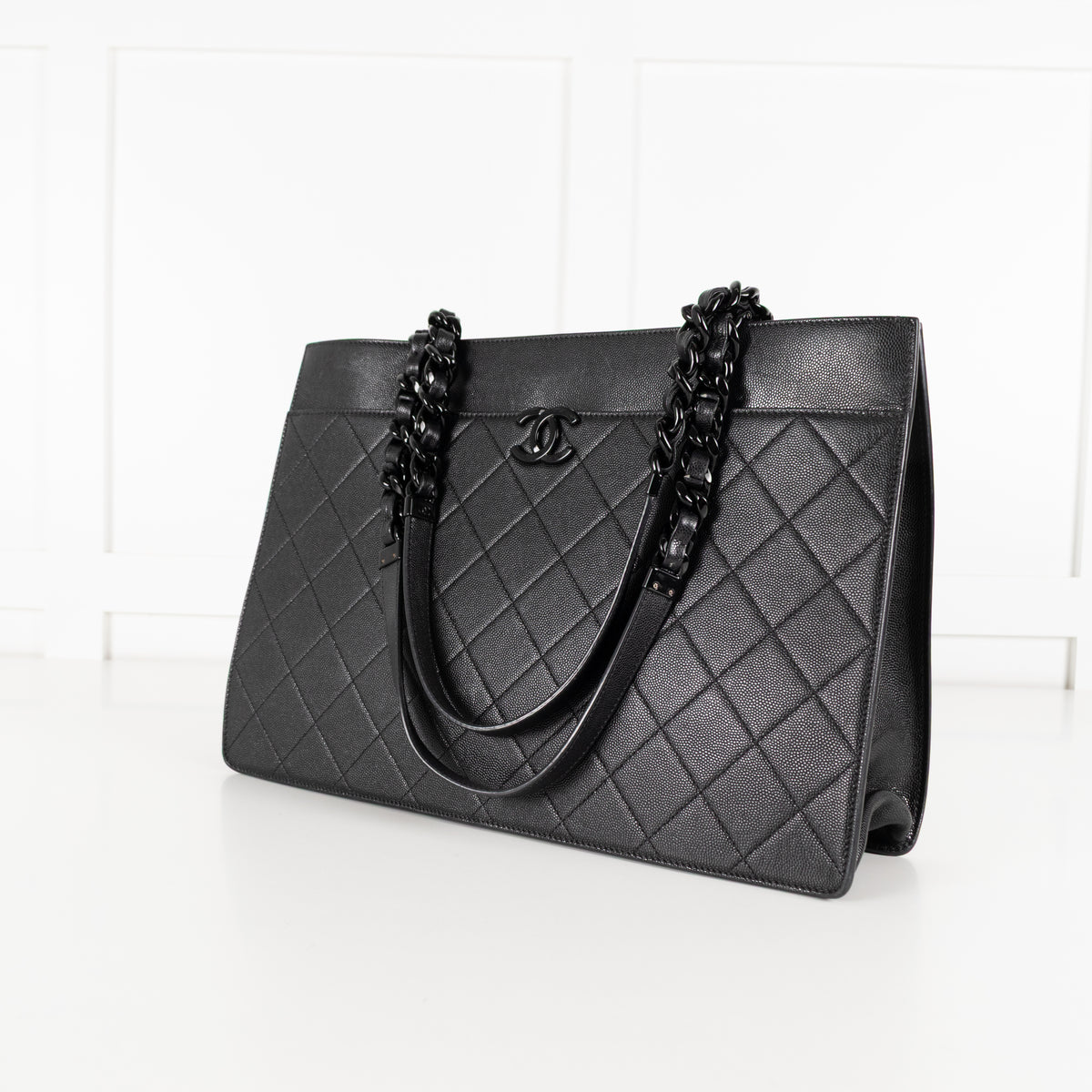 Chanel So Black My Everything Caviar Tote Bag