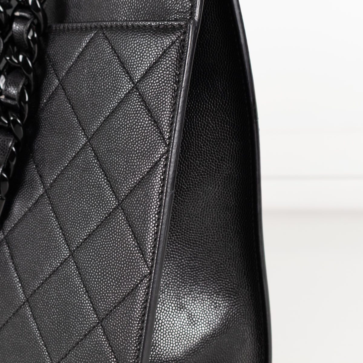 Chanel So Black My Everything Caviar Tote Bag