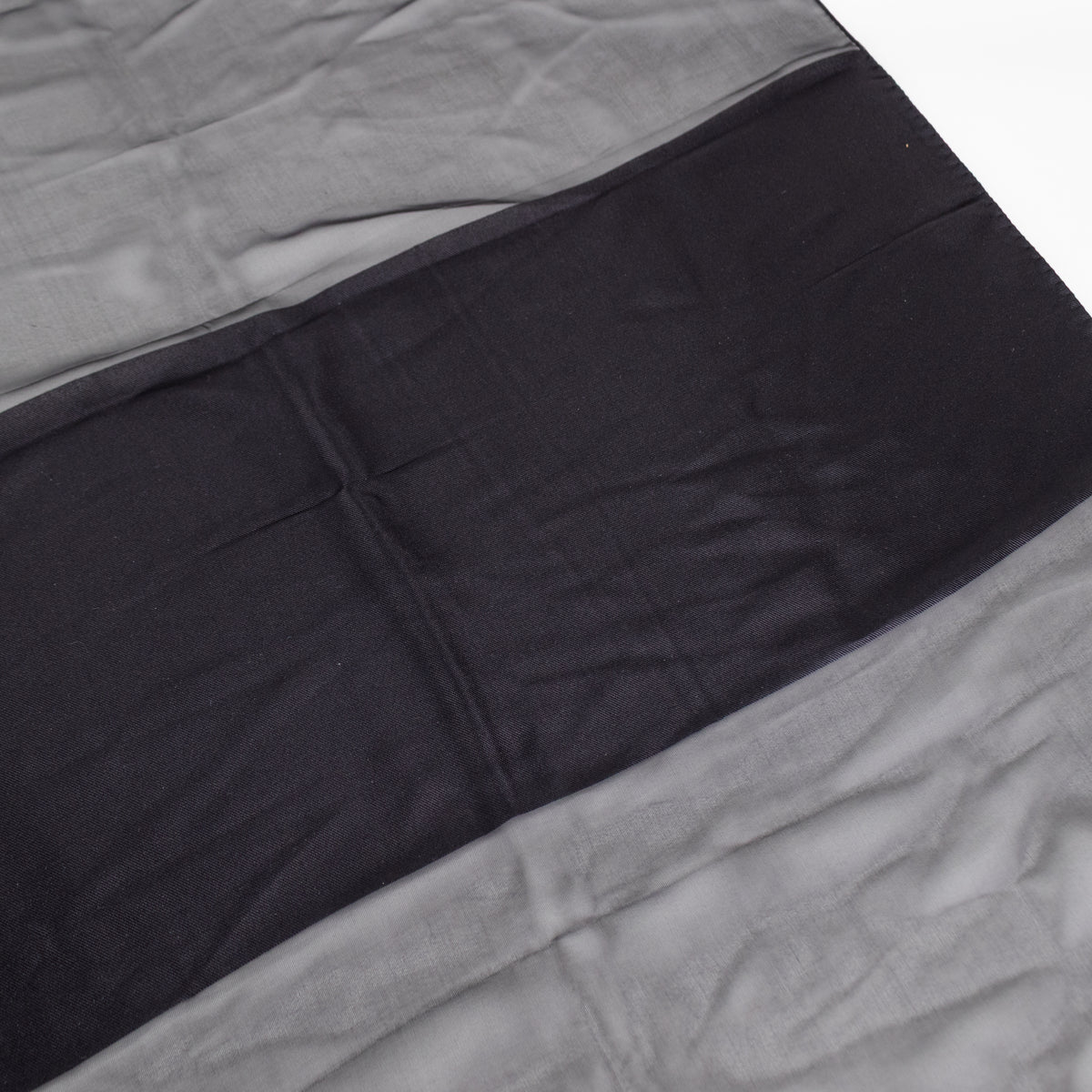 Max Mara Black Silk Scarf