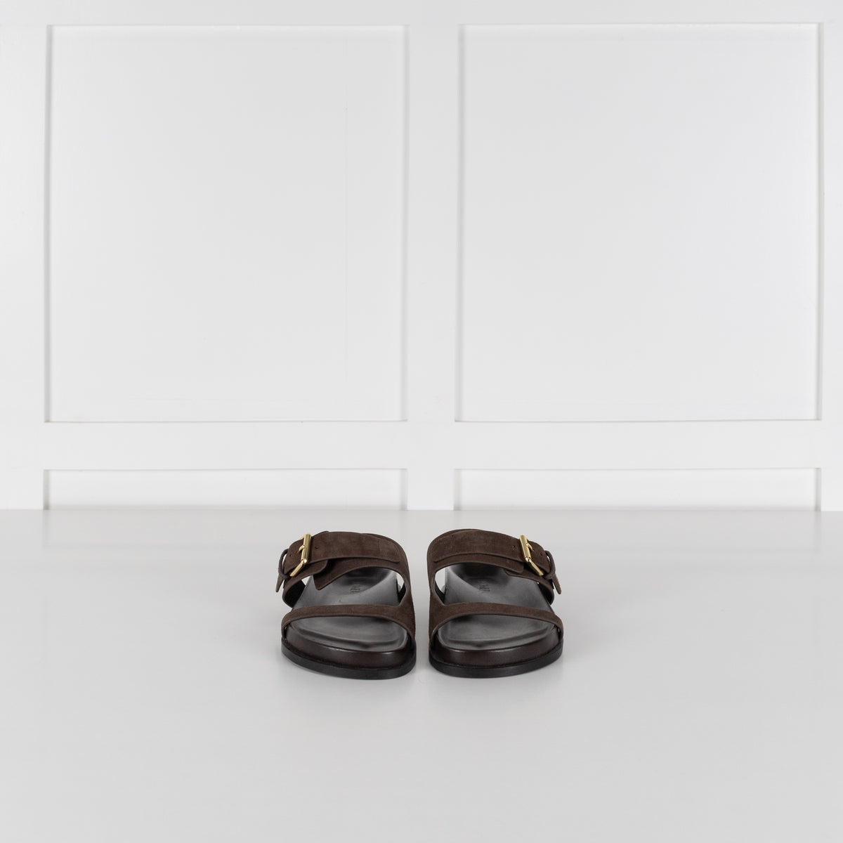 A.Emery Dark Brown Sandals