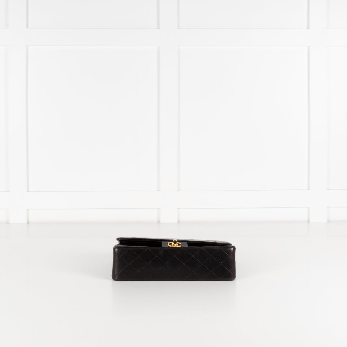 Chanel Vintage Medium Chocolate Lambskin Double Flap Bag