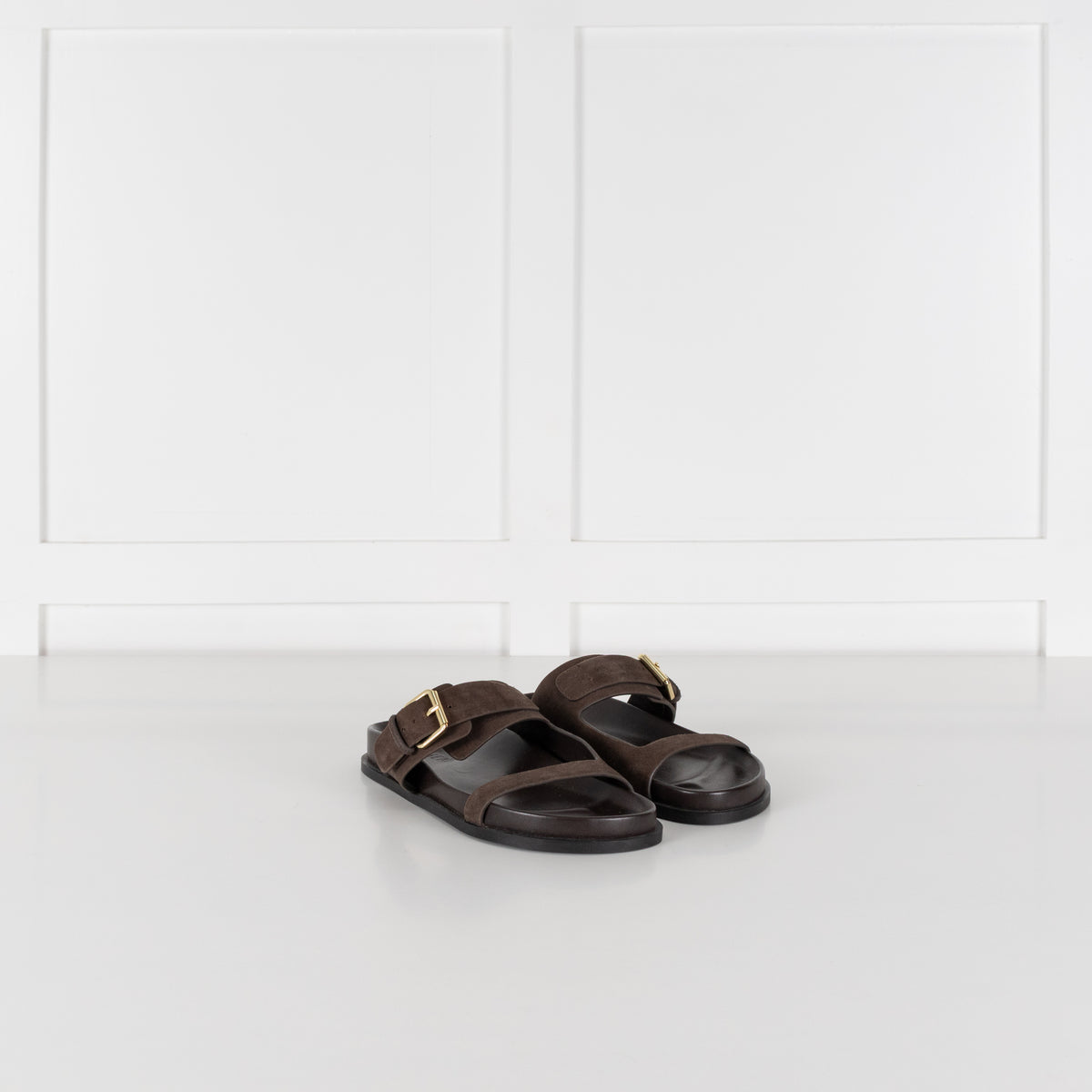 A.Emery Dark Brown Sandals
