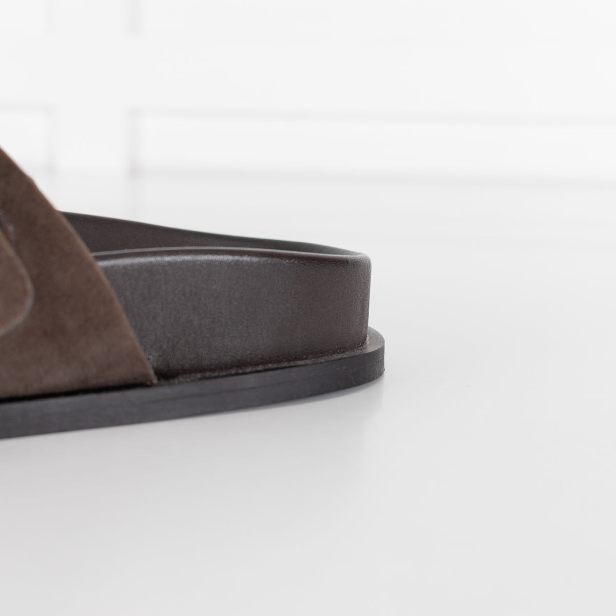 A.Emery Dark Brown Sandals