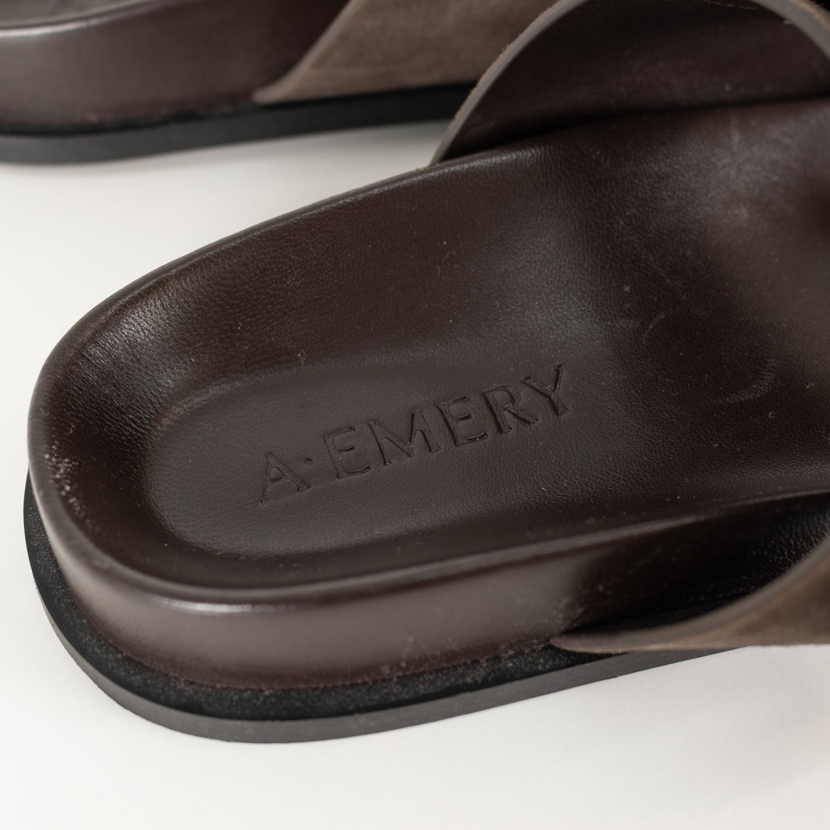 A.Emery Dark Brown Sandals