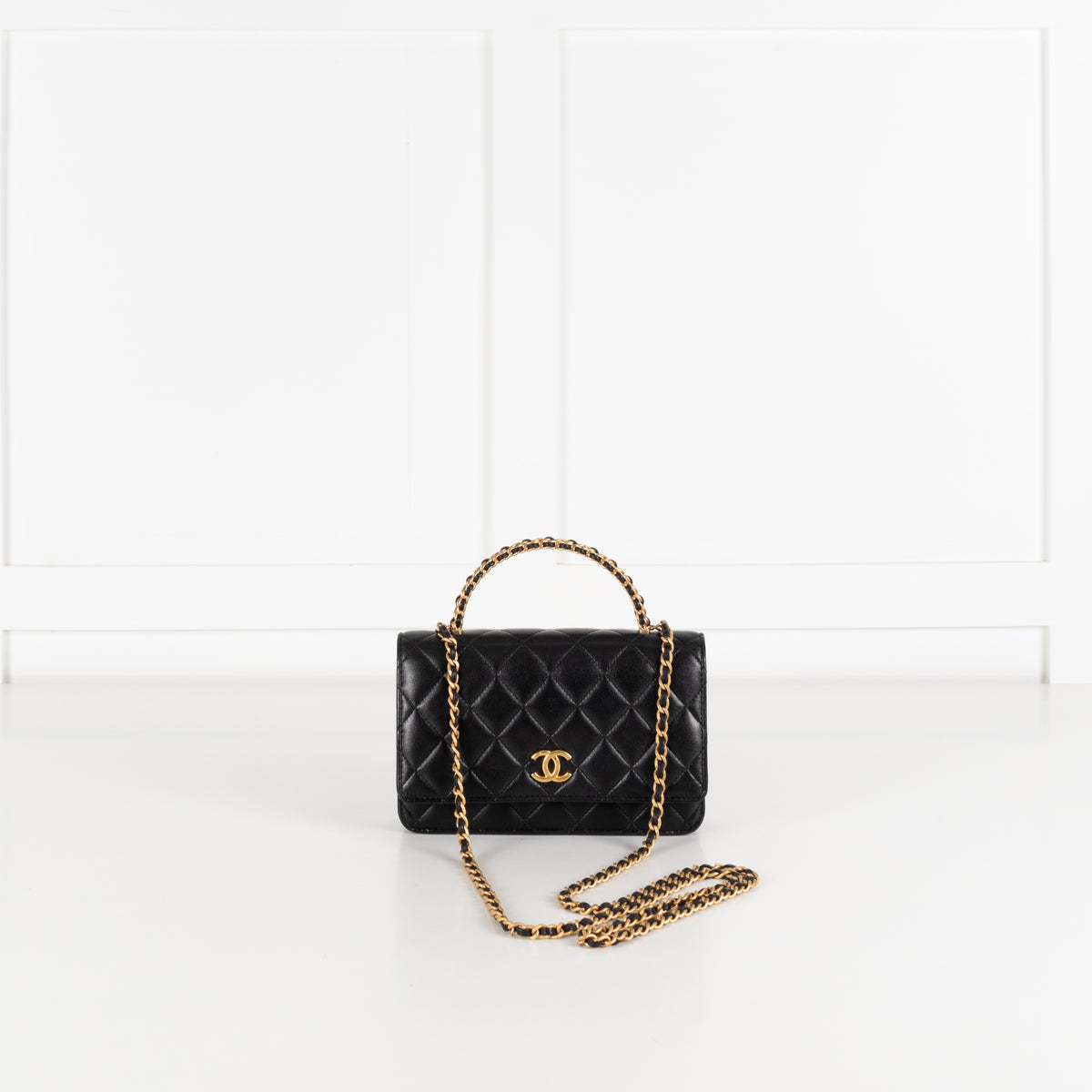 Chanel Matelasse Chain Handle 2-Way Wallet on Chain