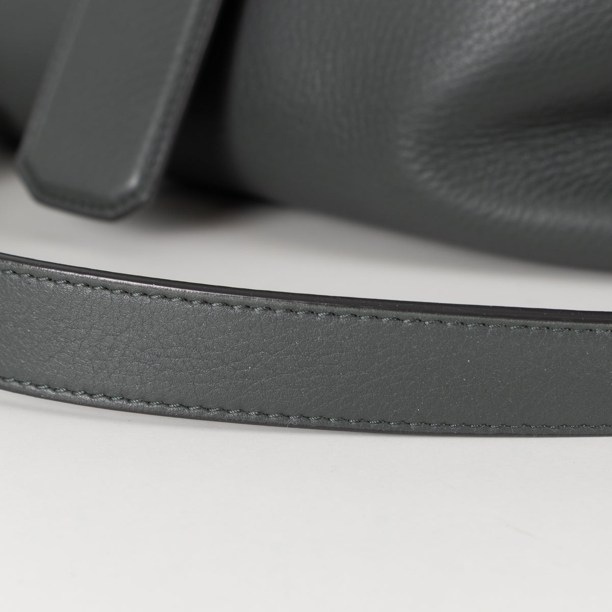 Smythson Grey Berkeley Satchel Bag