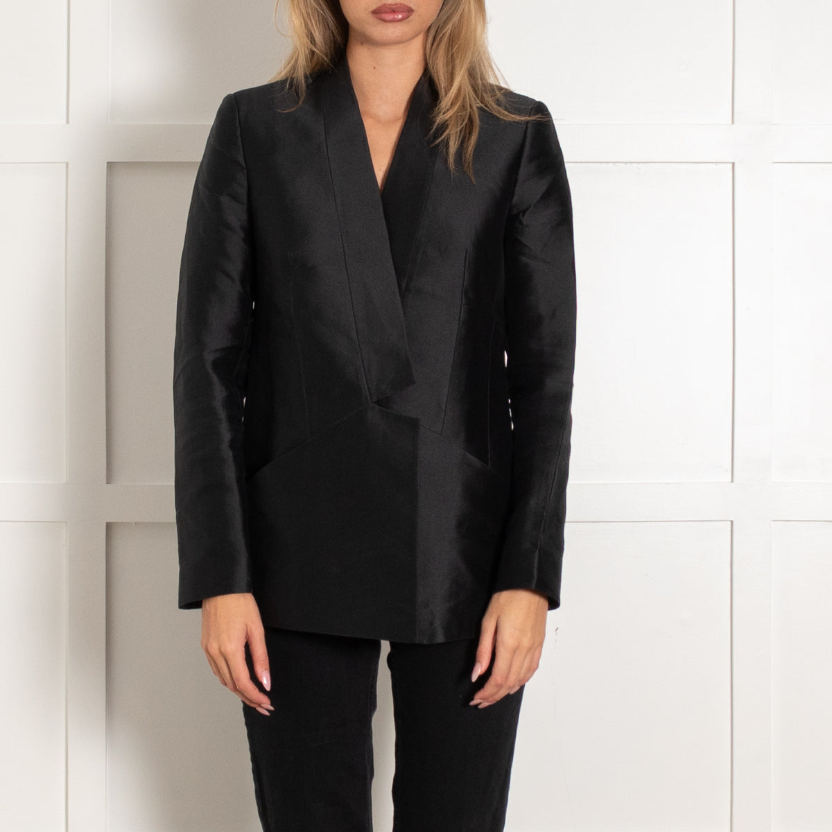 Dice Kayek Black Silk Blend Jacket