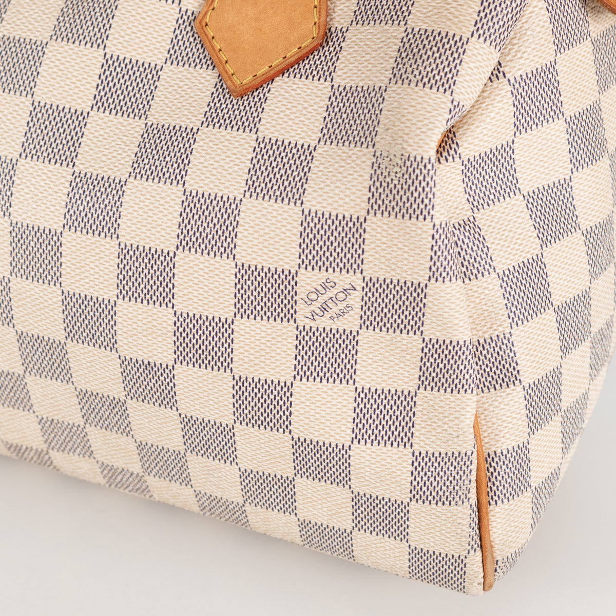 Louis Vuitton Damier Azur Canvas Speedy Bag