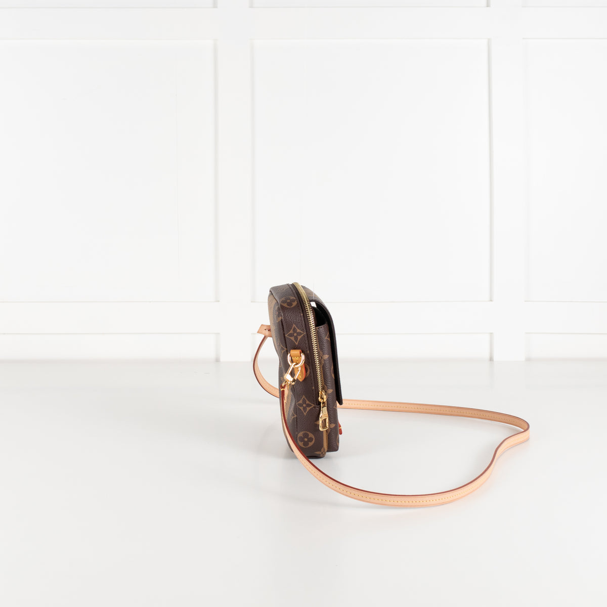Louis Vuitton Brown Monogram Double Phone Pouch