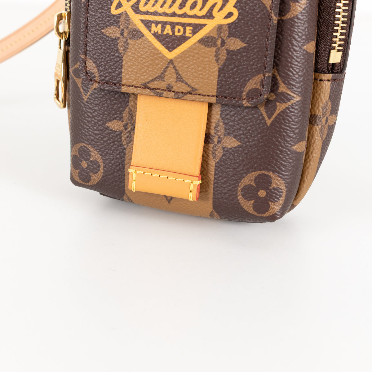 Louis Vuitton Brown Monogram Double Phone Pouch
