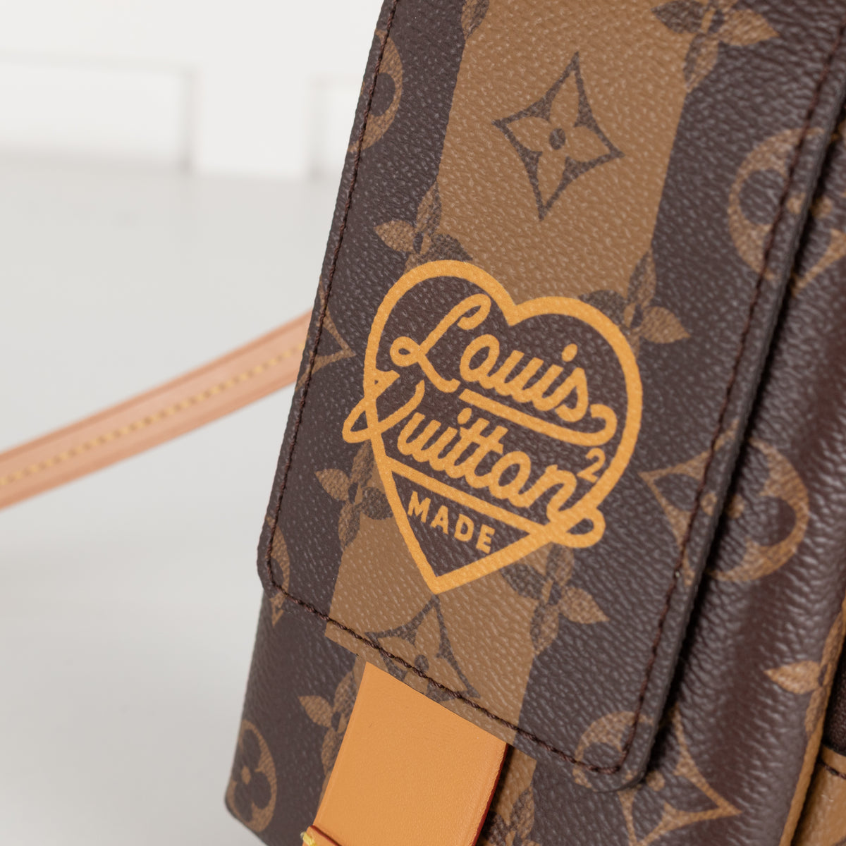 Louis Vuitton Brown Monogram Double Phone Pouch