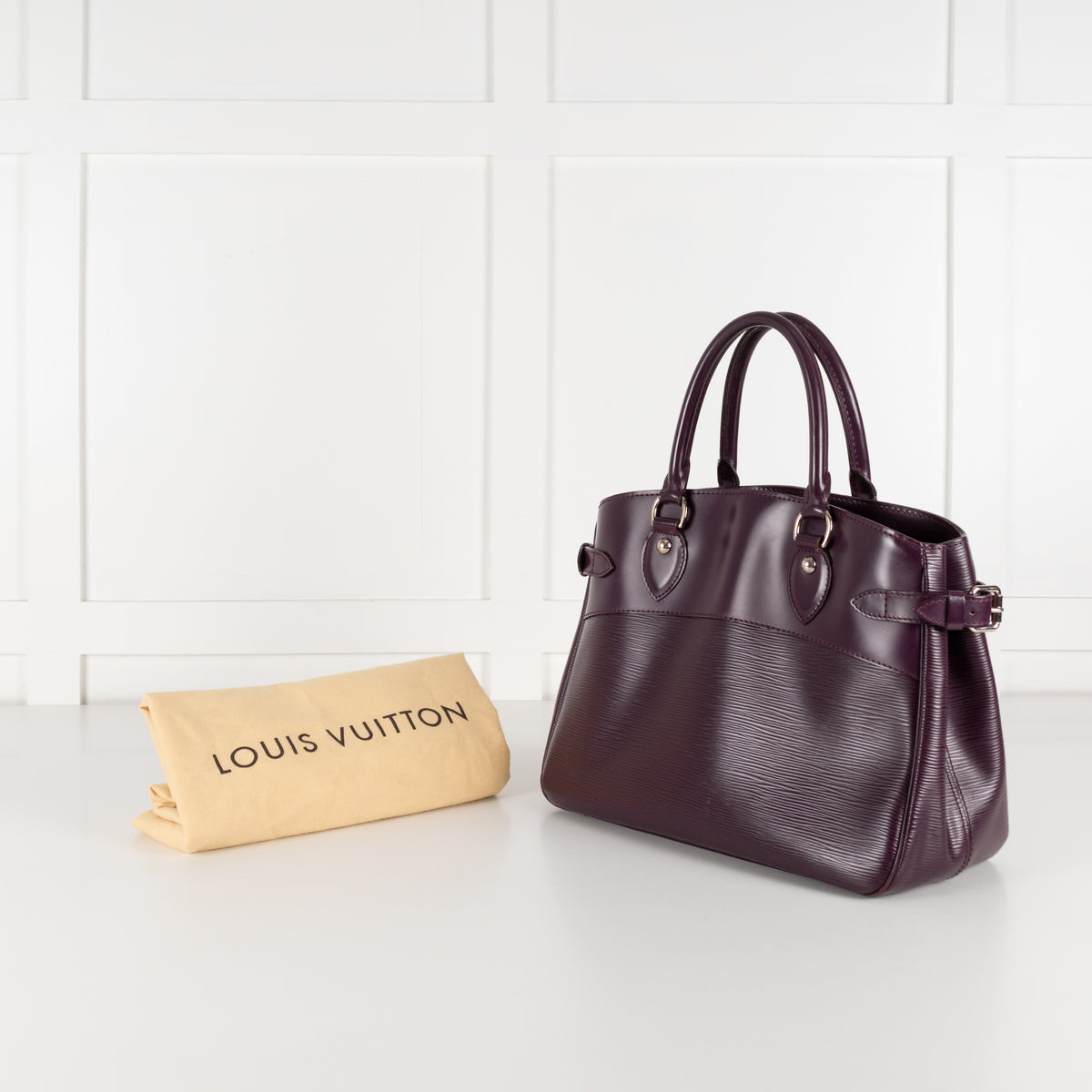 Louis Vuitton Purple Epi Leather Passy PM Tote