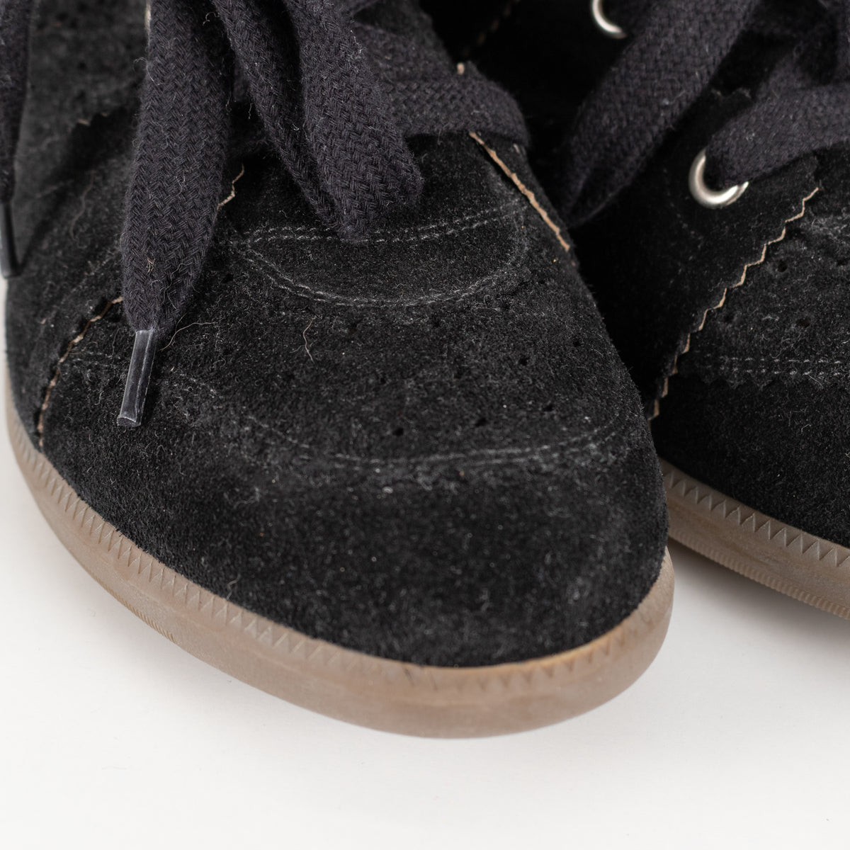 Isabel Marant Bobby Black Suede Trainer Boot