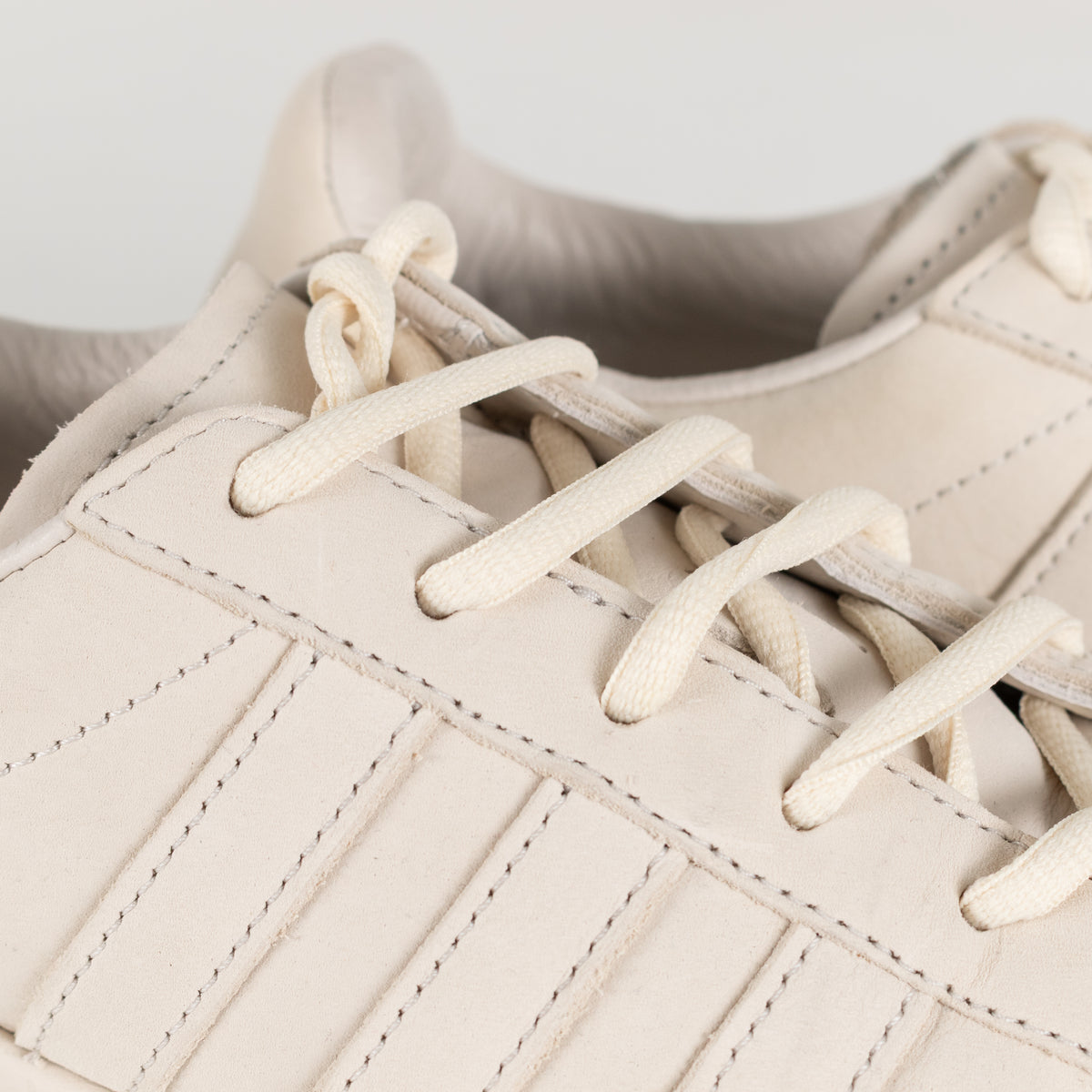 Adidas Y-3 Cream Hicho Suede Platform Trainers