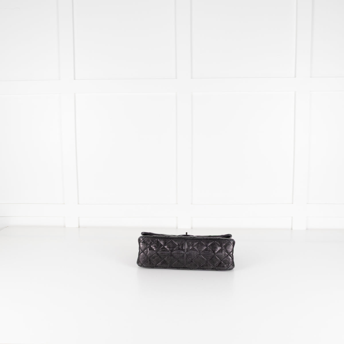 Chanel Black Quilted Leather Double Flap Large Size Shoulder Bag