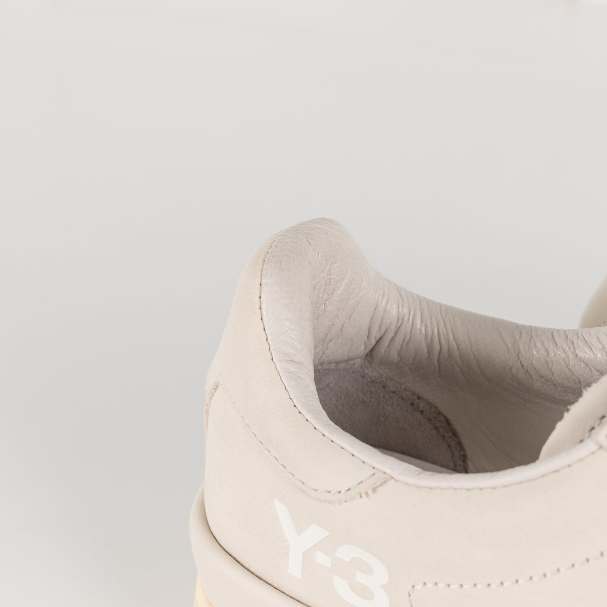 Adidas Y-3 Cream Hicho Suede Platform Trainers