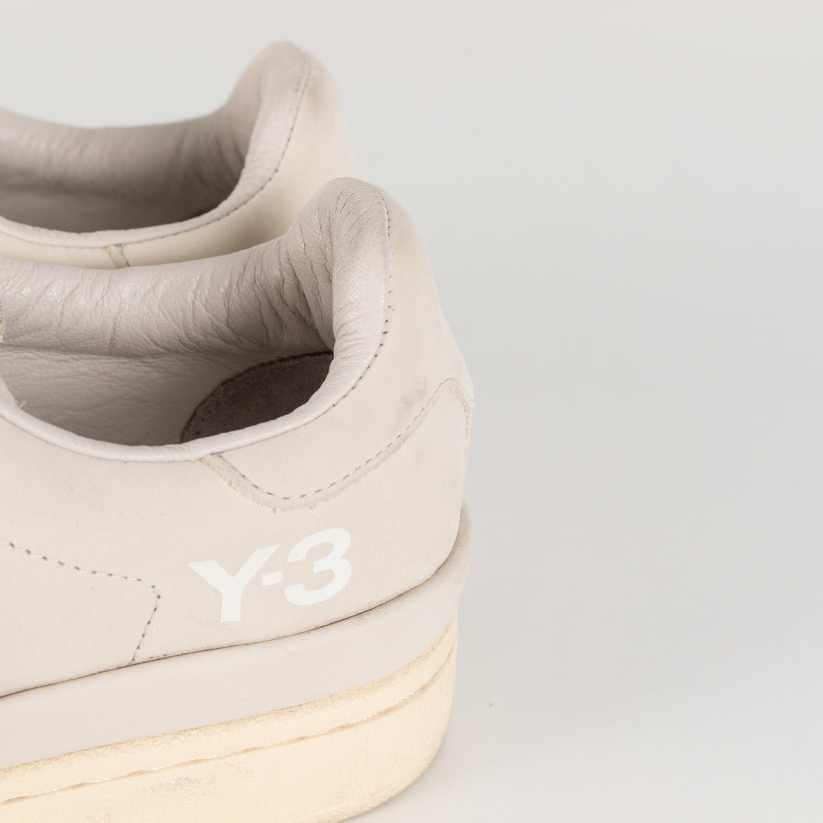 Adidas Y-3 Cream Hicho Suede Platform Trainers