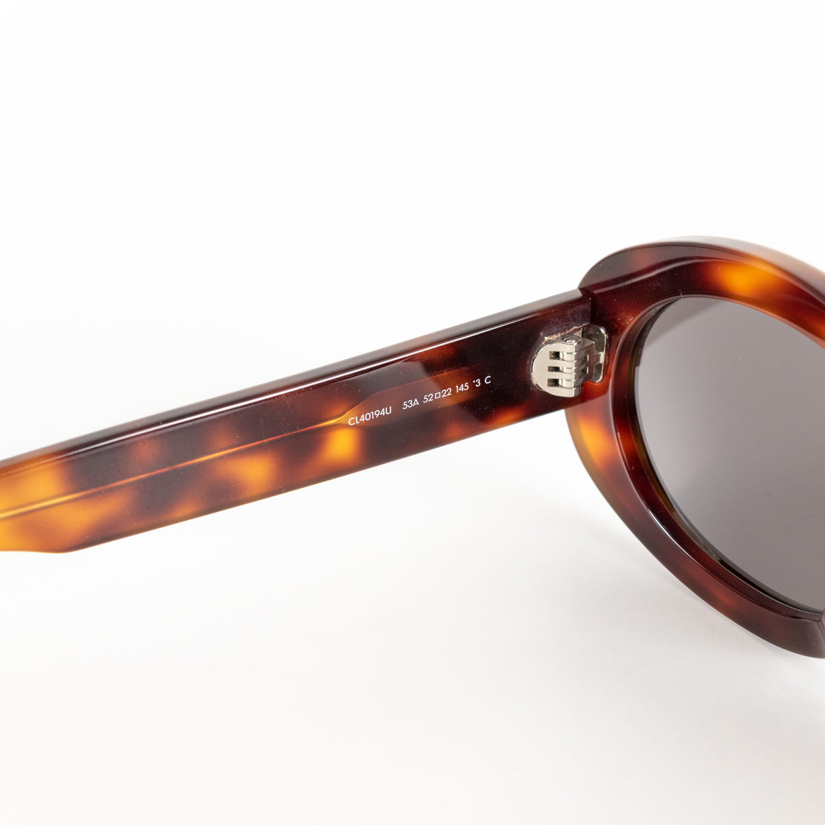 Celine Triomphe Tortoiseshell Acetate Sunglasses