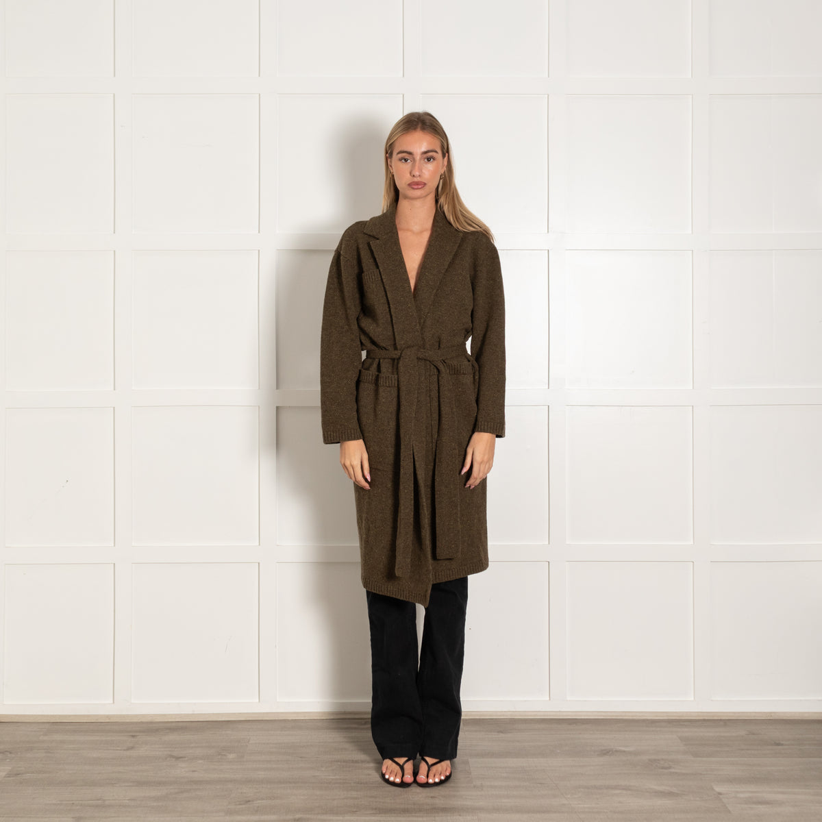 Joseph Green Pure Wool Wrapped Cardigan