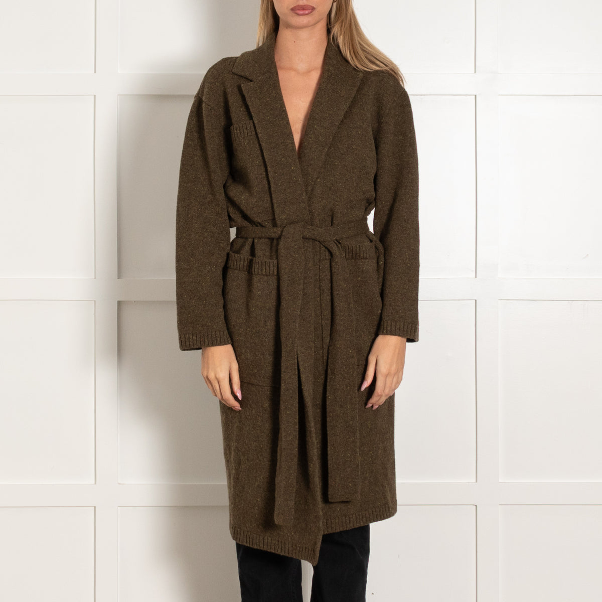 Joseph Green Pure Wool Wrapped Cardigan