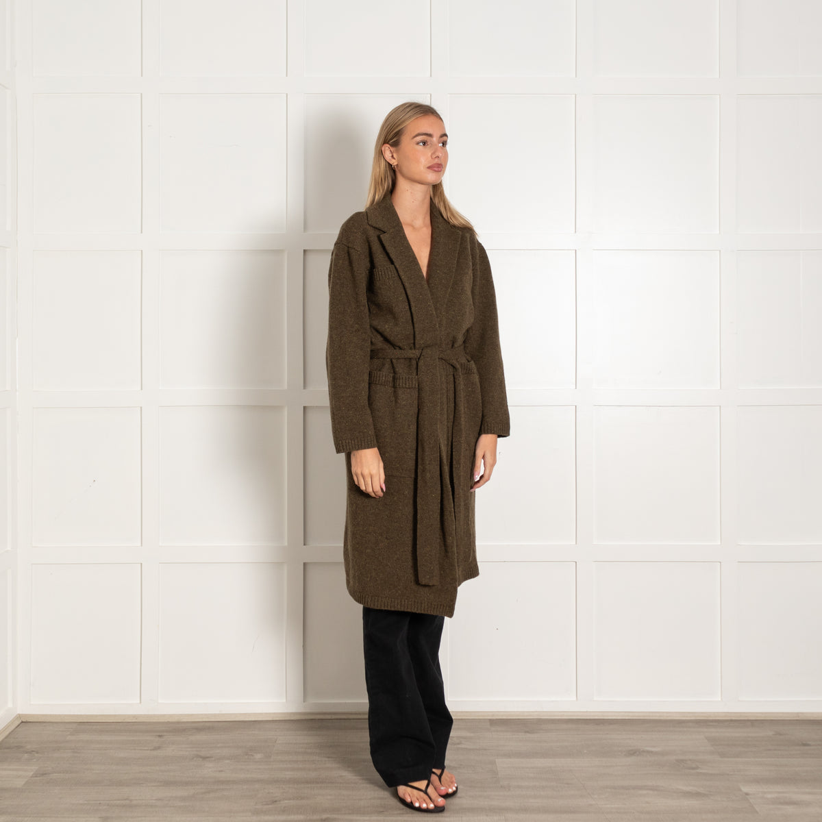 Joseph Green Pure Wool Wrapped Cardigan