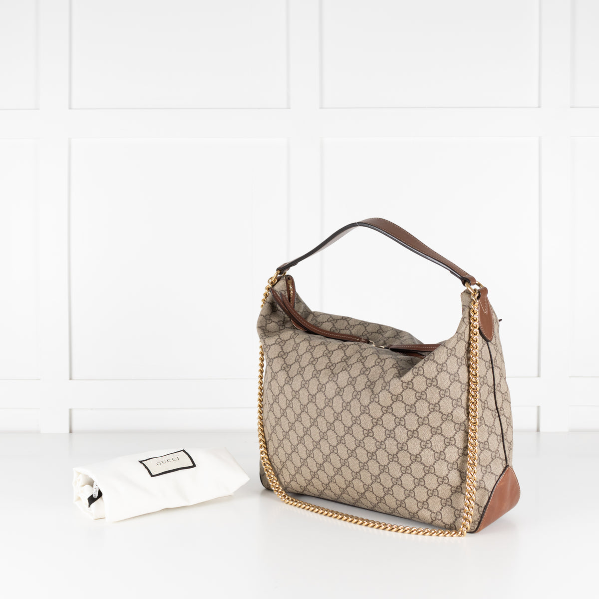 Gucci GG Large Hobo Supreme Bag