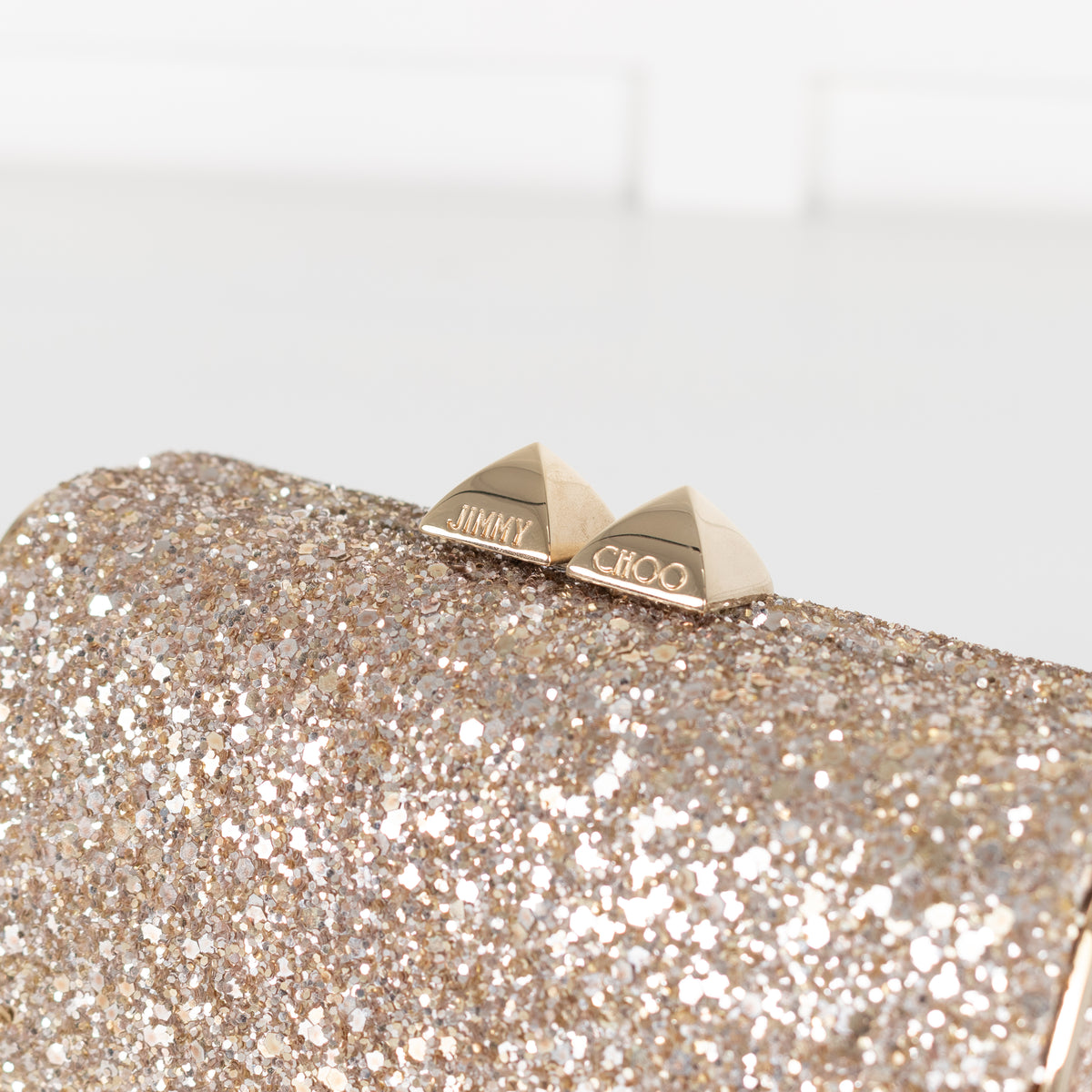 Jimmy Choo Glitter Box Clutch