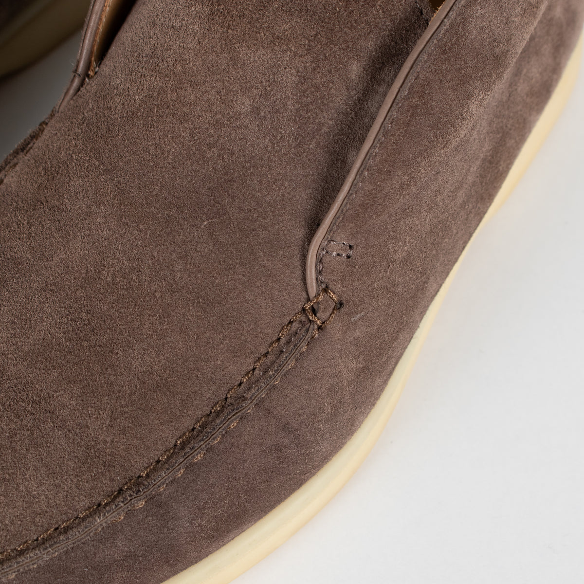 Loro Piana Beige Suede Open Walk Ankle Boots