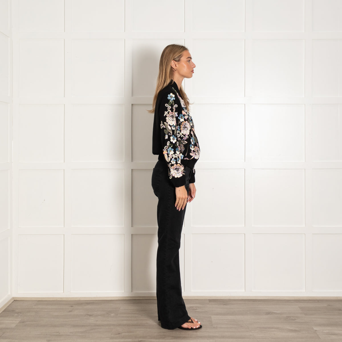 Needle & Thread Black Embellished Jacket